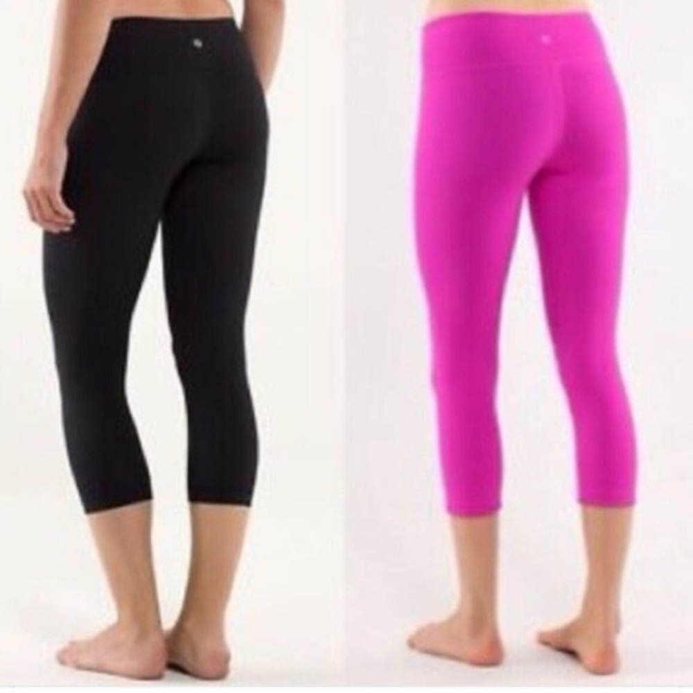 Lululemon *reversible* cropped leggings